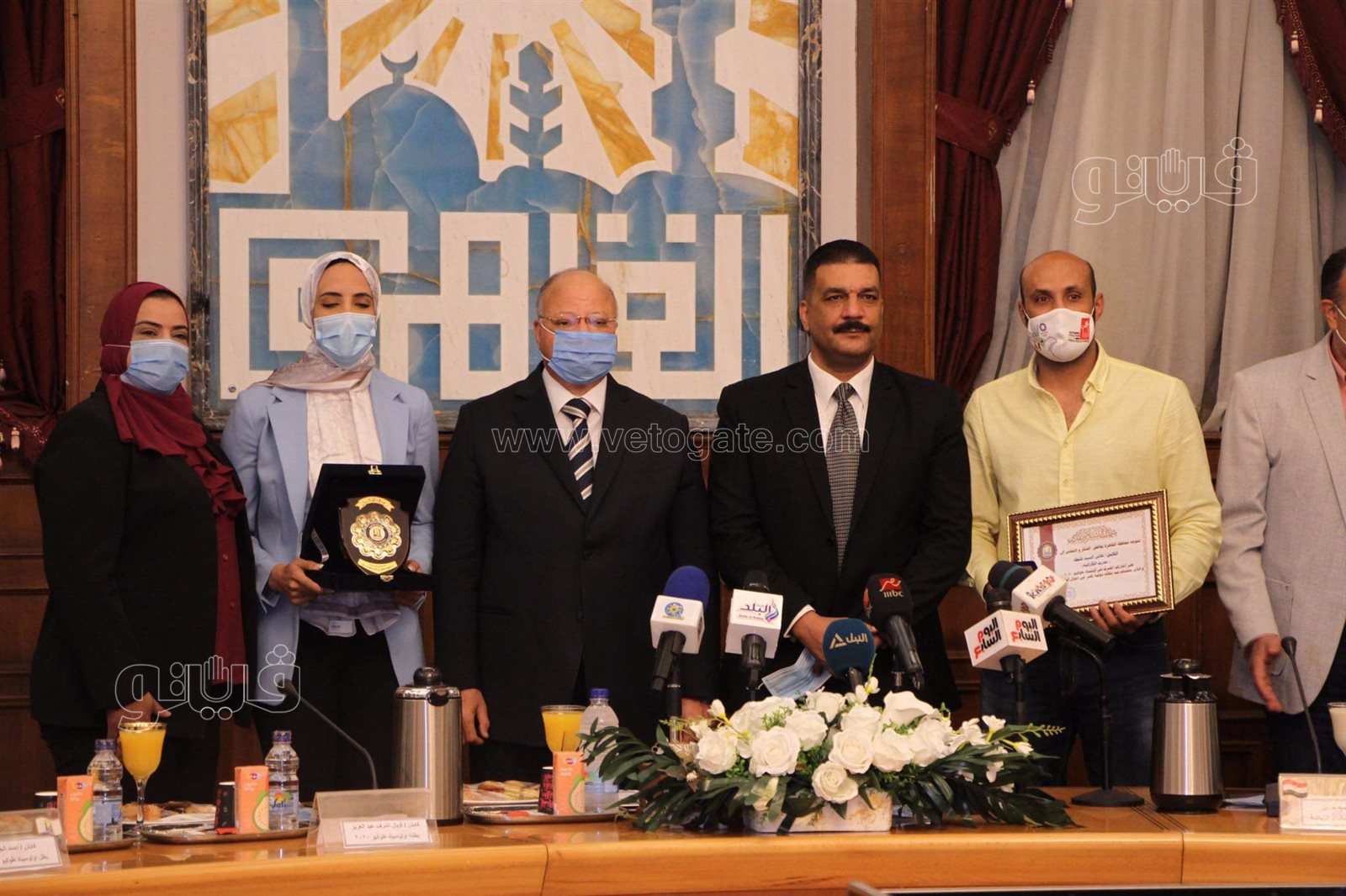 هدية محافظة القاهرة لأبطال أولمبياد طوكيو (2)