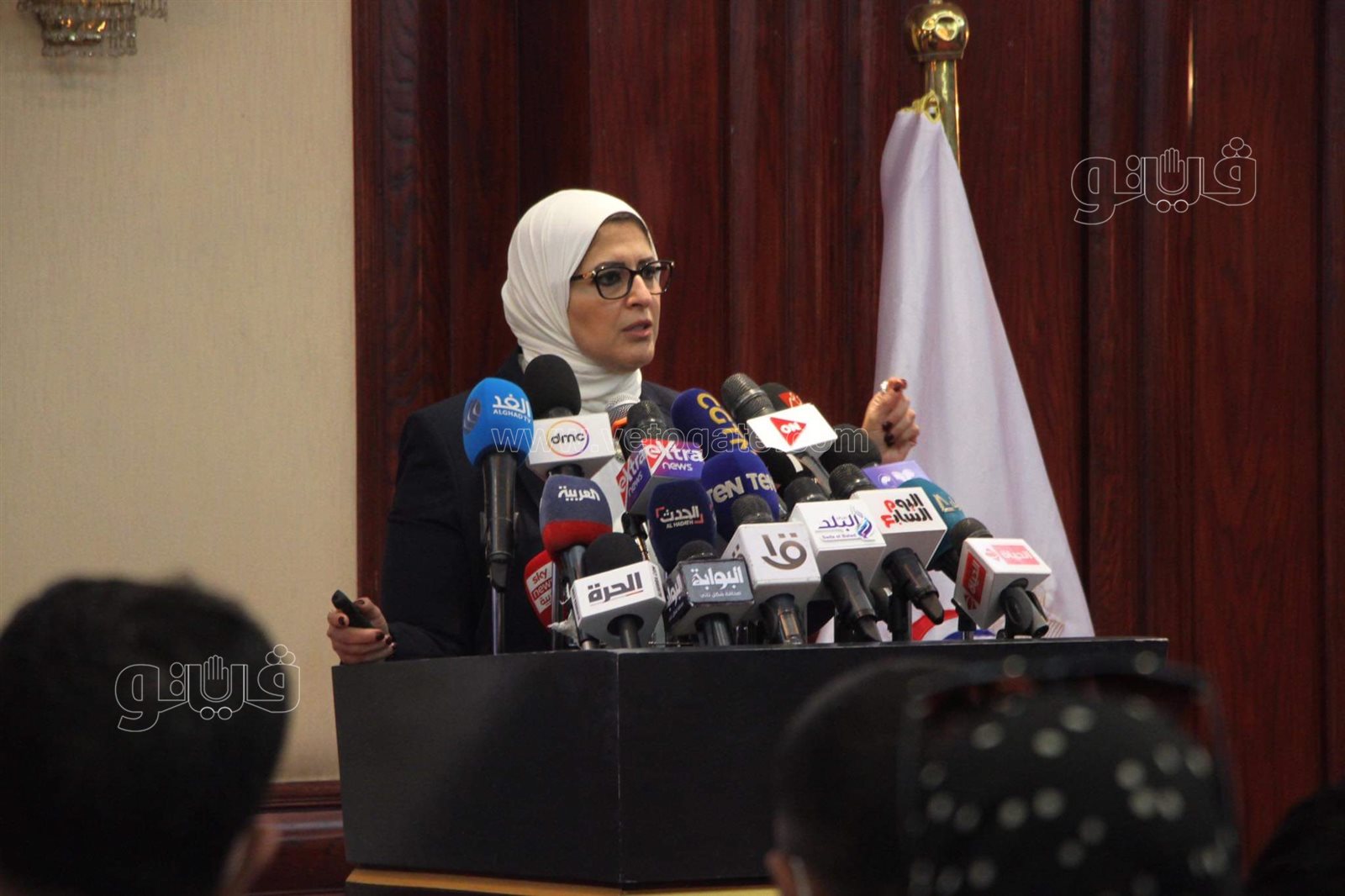 مؤتمر وزيرة الصحة (13)