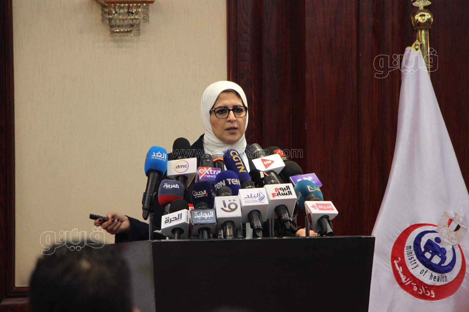 مؤتمر وزيرة الصحة (14)