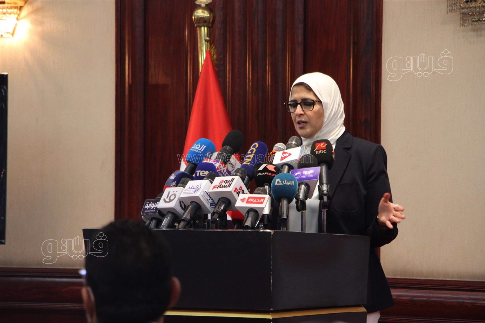 مؤتمر وزيرة الصحة (6)