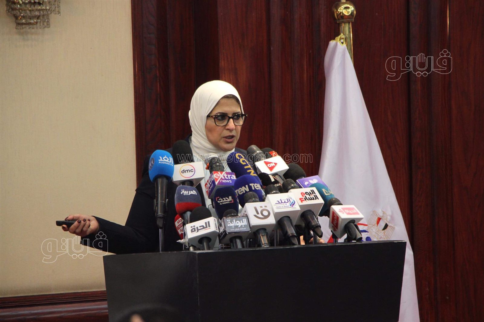 مؤتمر وزيرة الصحة (7)