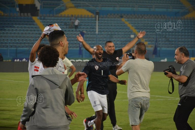 احتفالات لاعبي الزمالك (1)