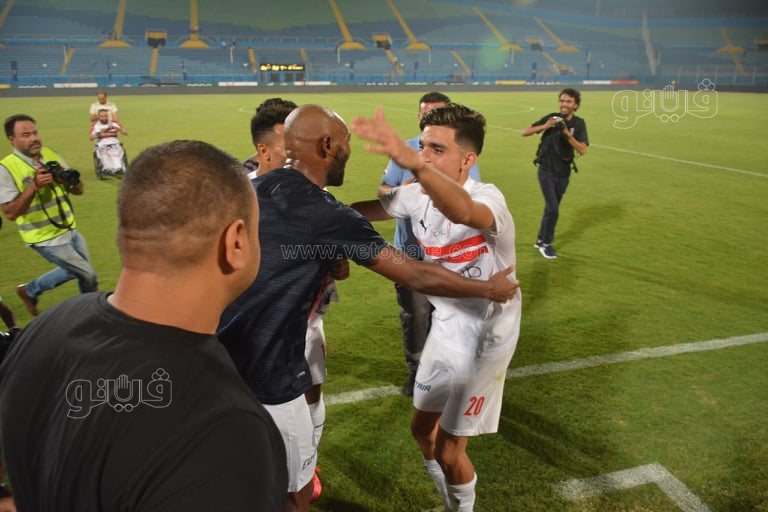 احتفالات لاعبي الزمالك (2)