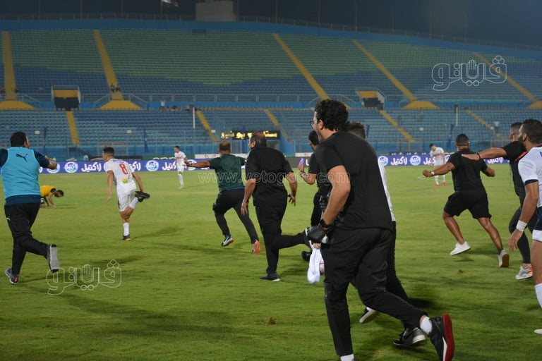 احتفالات لاعبي الزمالك (8)
