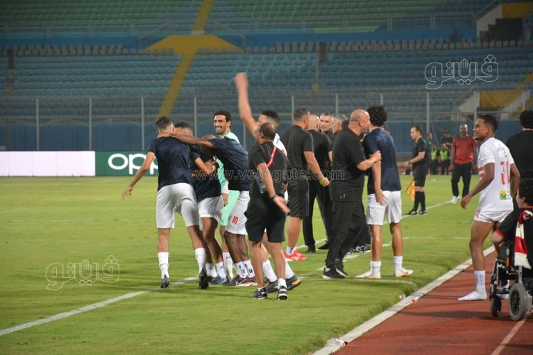 احتفالات لاعبي الزمالك (12)