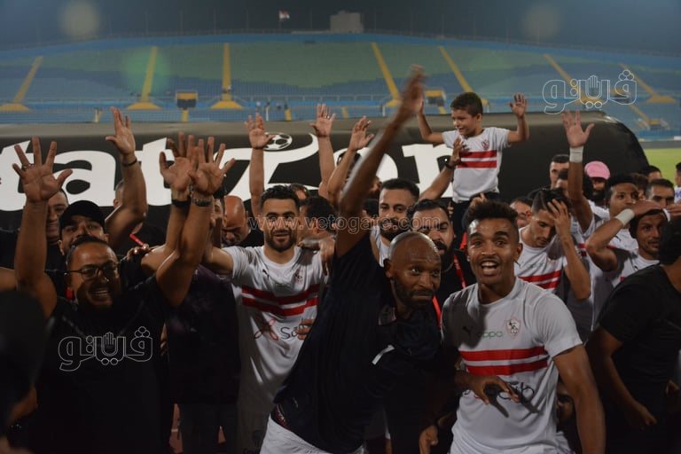 احتفالات لاعبي الزمالك (22)