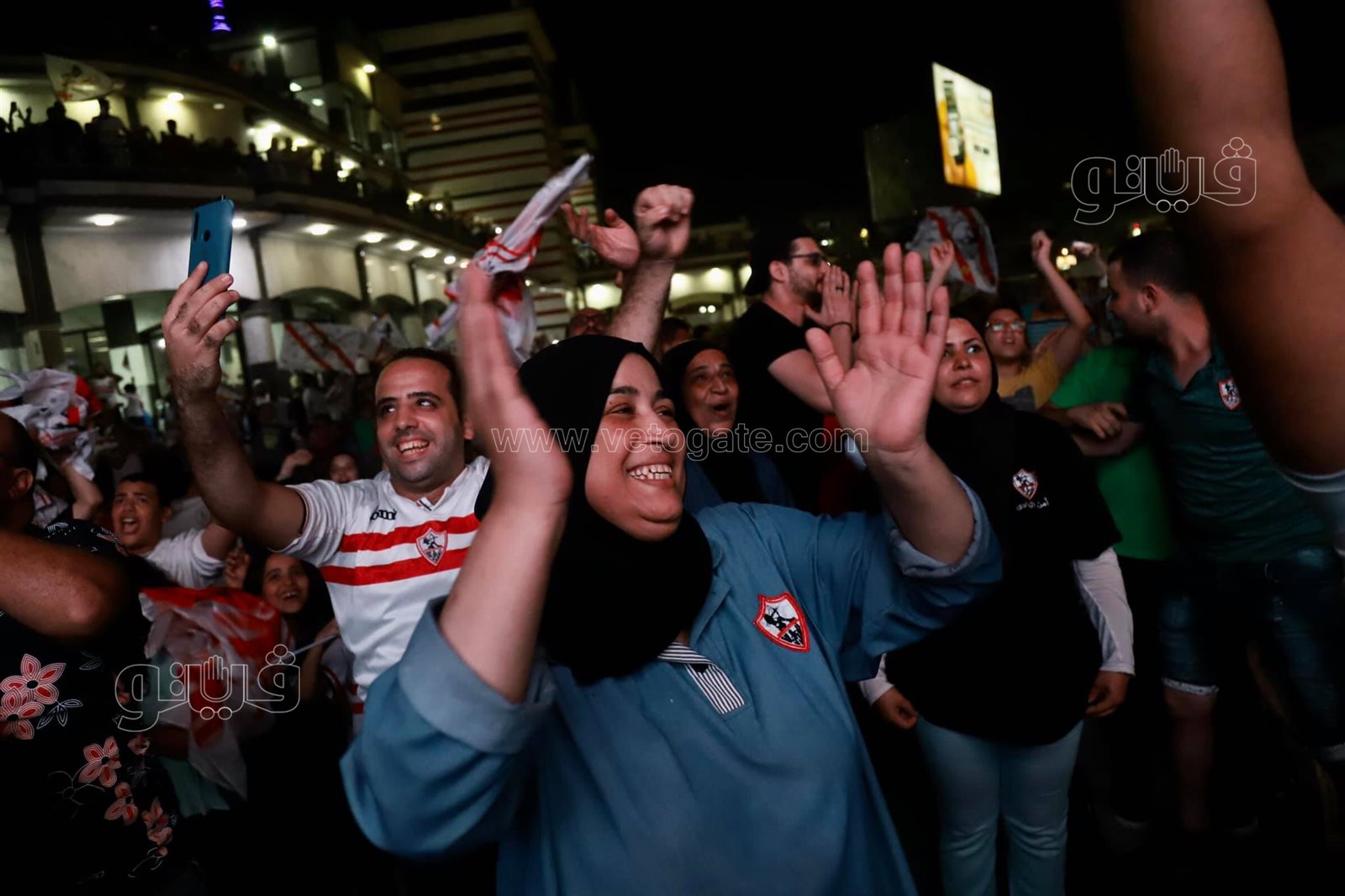 احتفالات جماهير الزمالك (1)