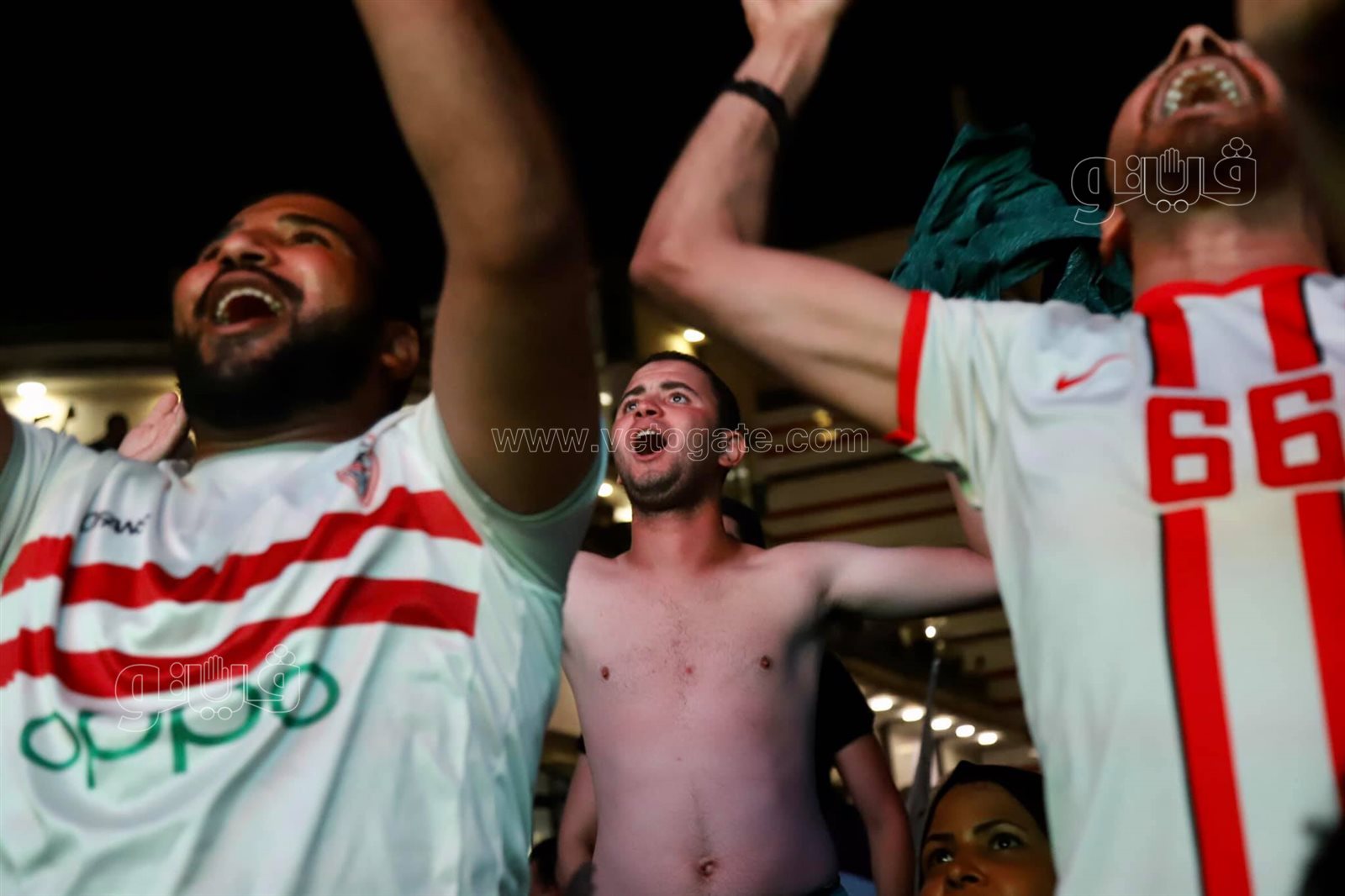 احتفالات جماهير الزمالك (3)