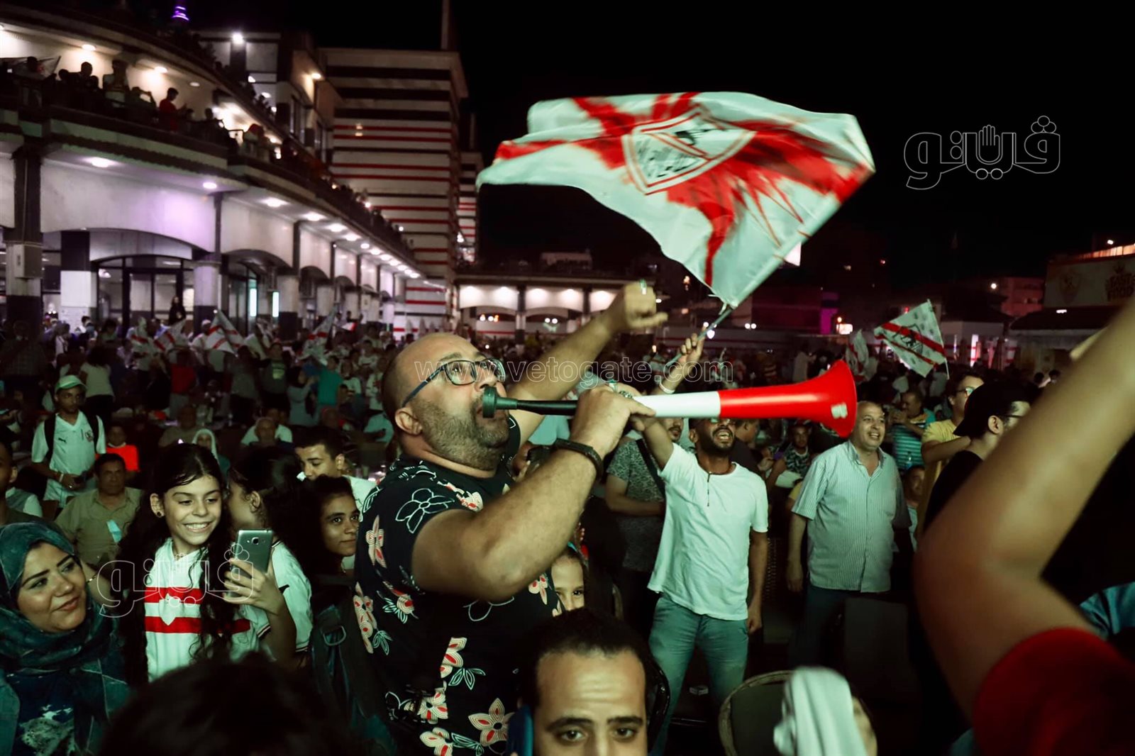 احتفالات جماهير الزمالك (4)