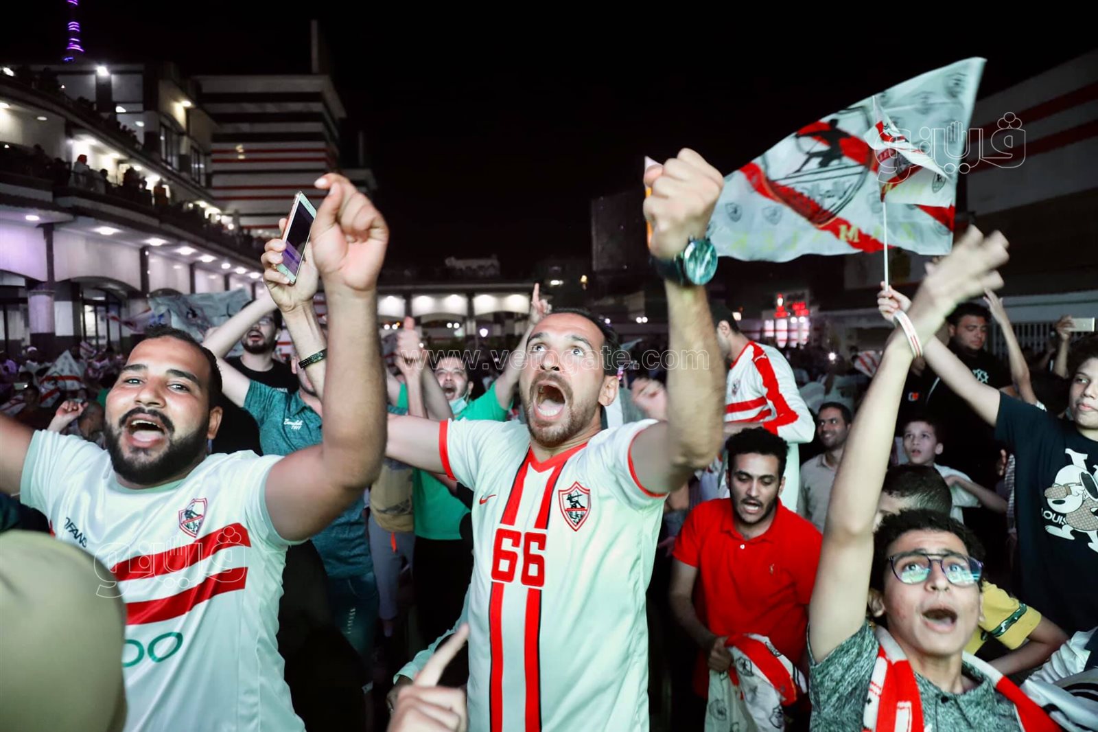 احتفالات جماهير الزمالك (9)