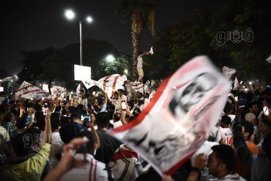 إحتفالات جماهير الزمالك (1)