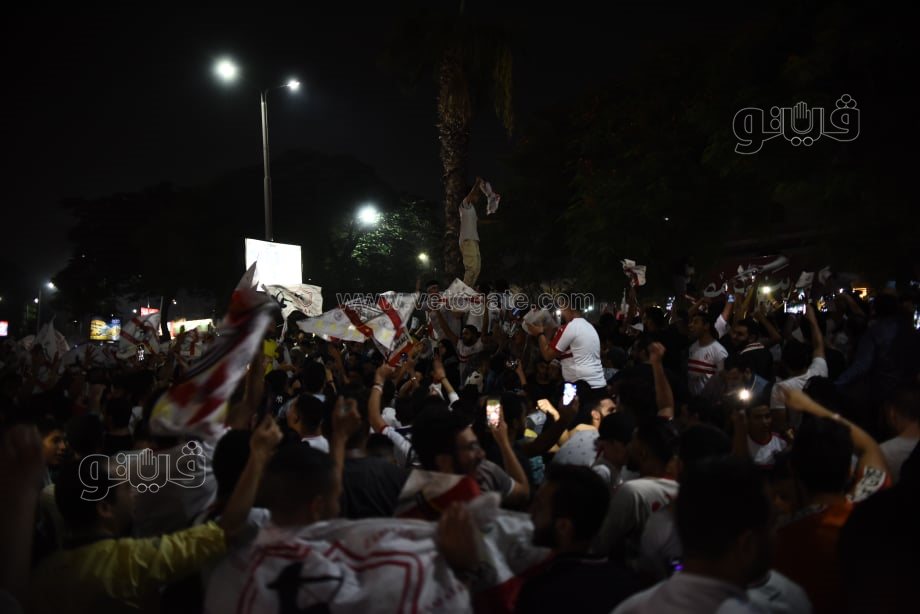 إحتفالات جماهير الزمالك (2)