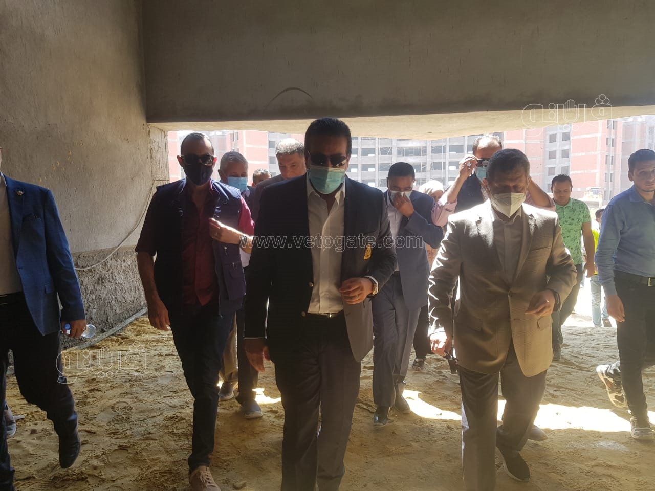 وزير التعليم العالي يتفقد إنشاءات حرم جامعة مطروح الجديد (10)
