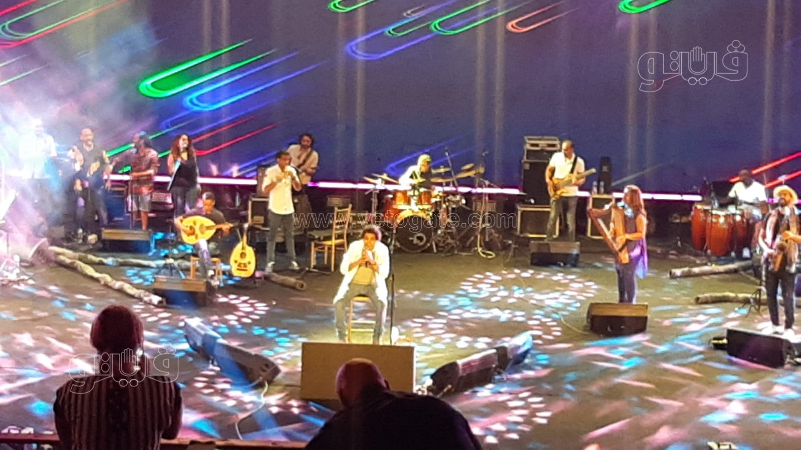 محمد منير يتألق فى حفل المسرح الرومانى (16)