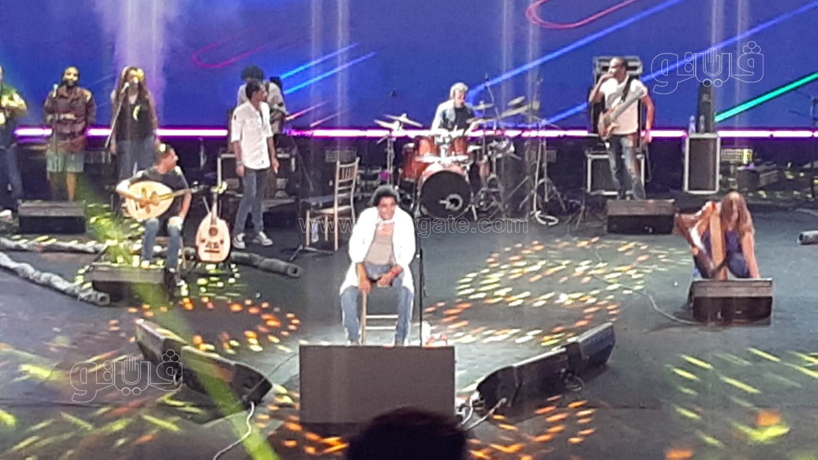 محمد منير يتألق فى حفل المسرح الرومانى (2)