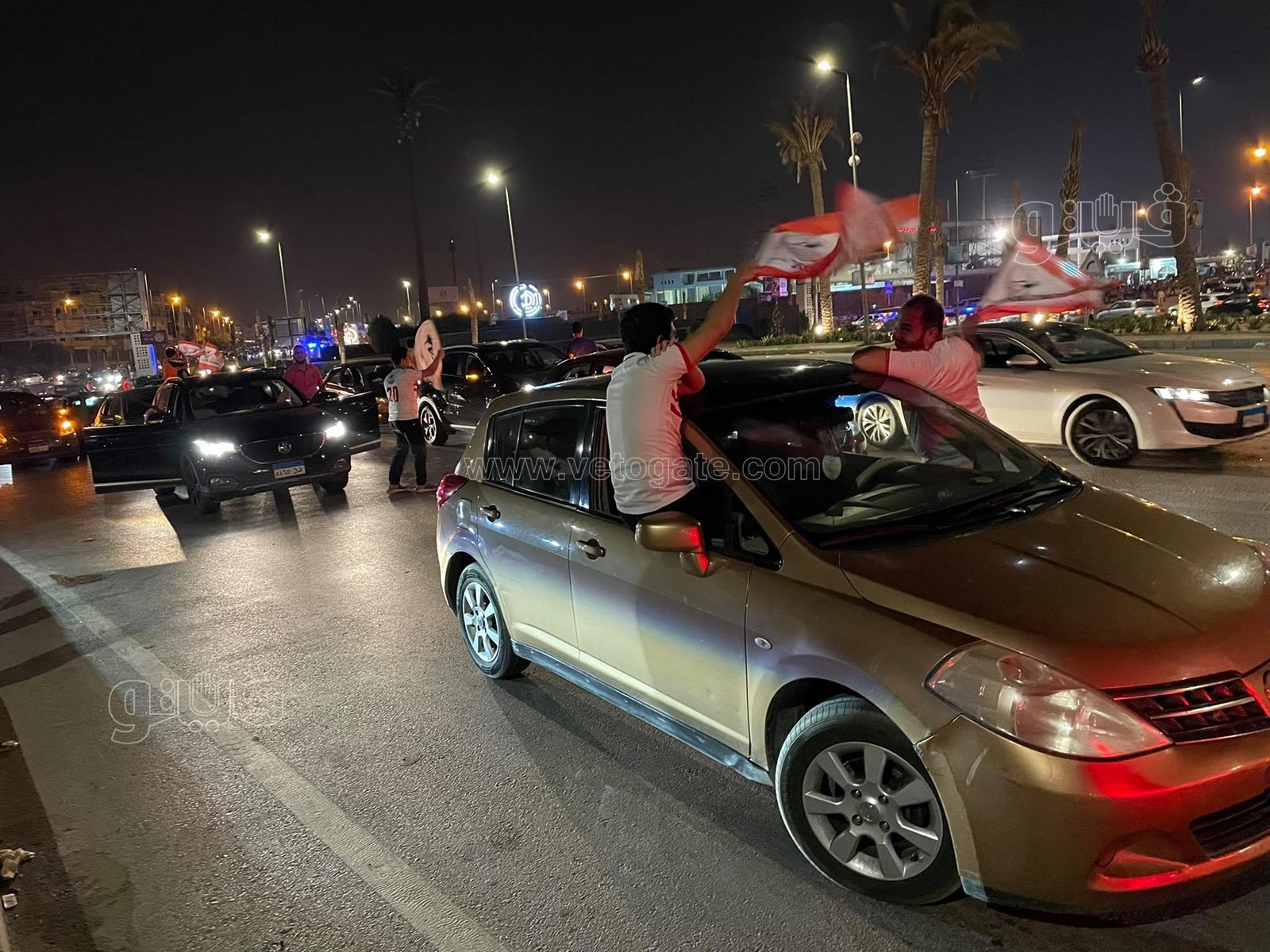 احتفالات امام استاد بتروسبورت بعد تتويج الزمالك بدرع الدوري (2)