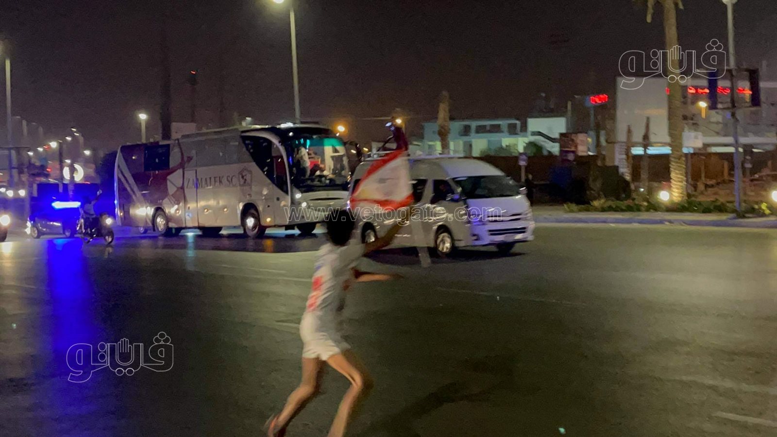 انطلاق اتوبيس نادي الزمالك بدرع الدوري (5)