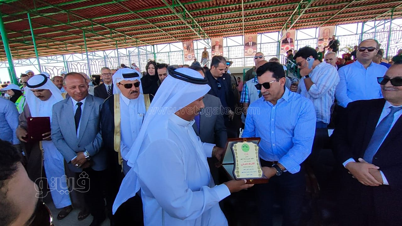وزير الرياضة يسلم جوائز مسابقة الهجن بالعريش (4)