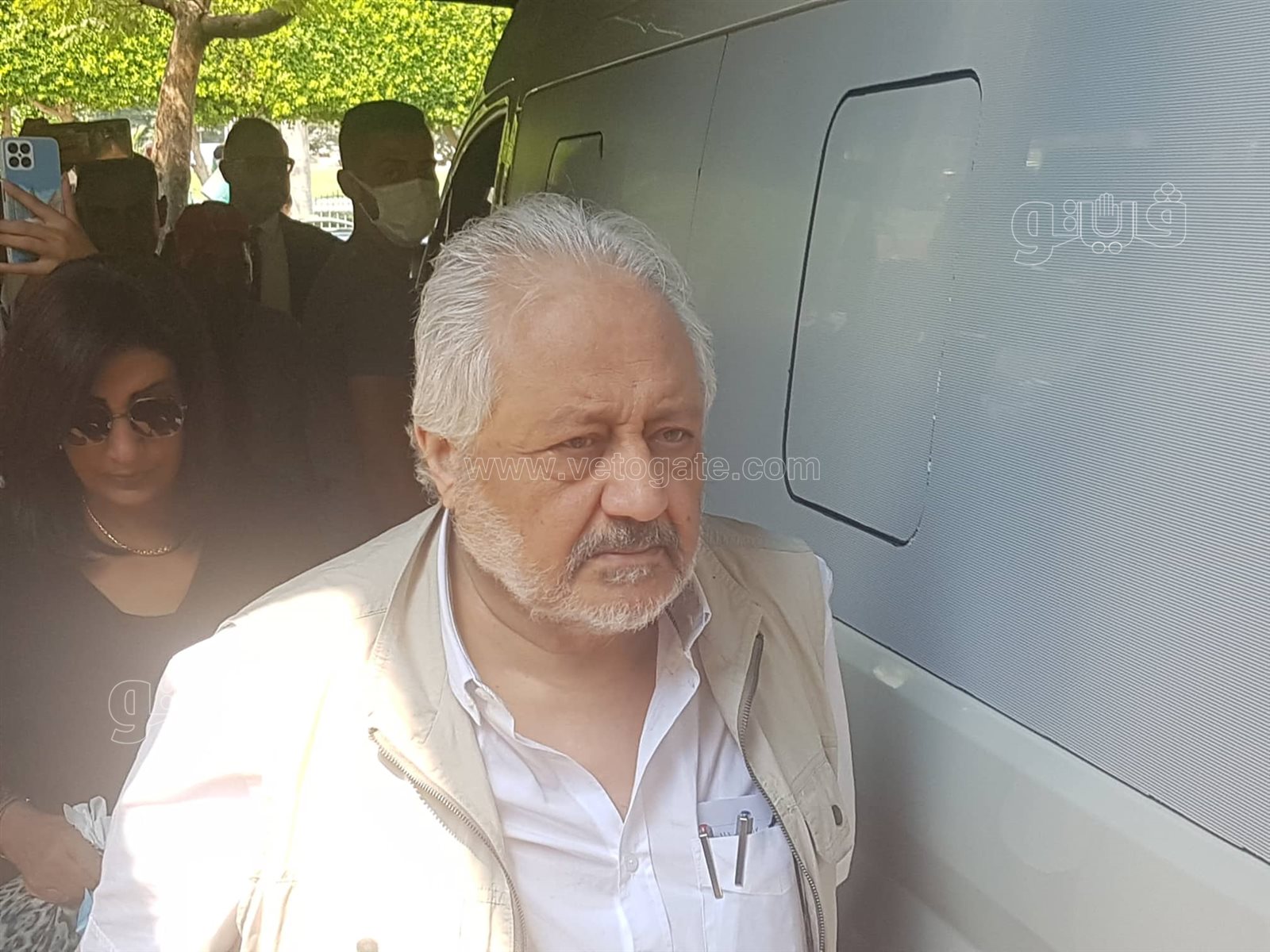 جنازة زوجة خالد زكي (7)