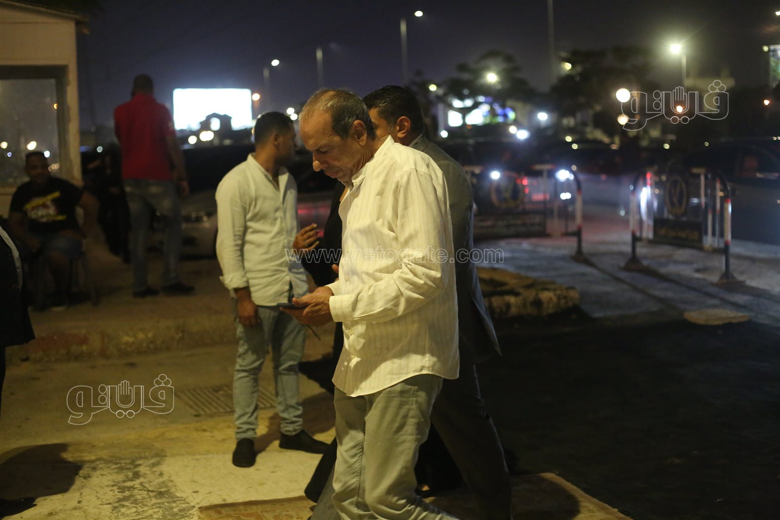 عزاء زوجة خالد زكي (1)