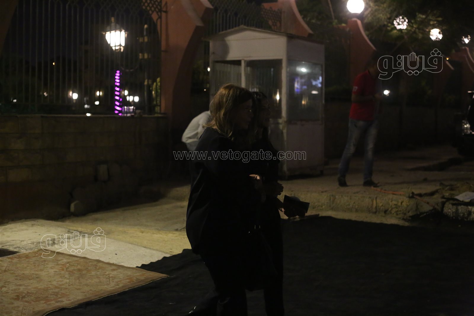 عزاء زوجة خالد زكي (1)