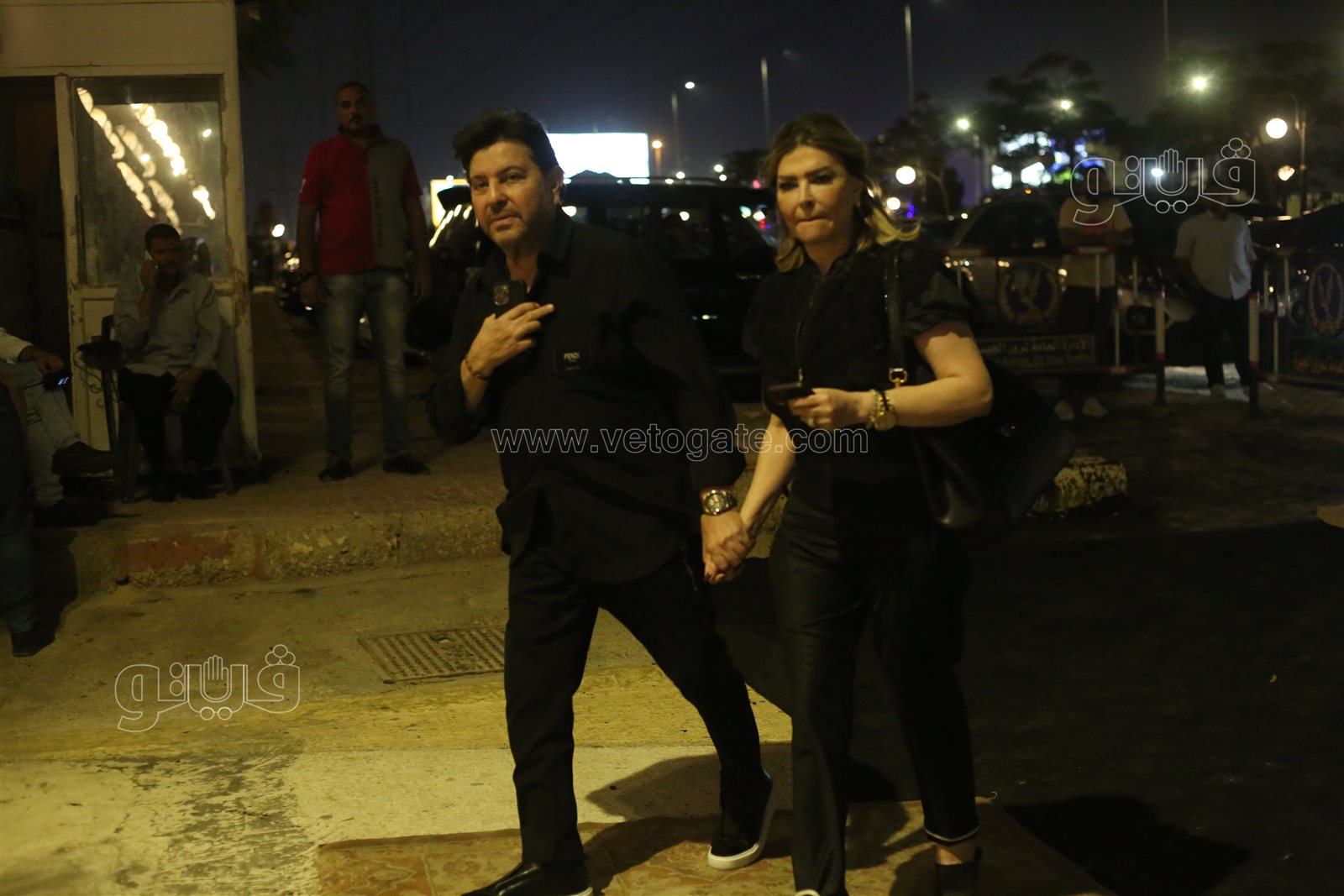 عزاء زوجة خالد زكي (2)