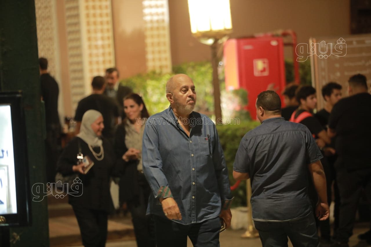 عزاء زوجة خالد زكي (44)