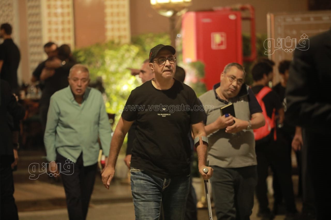 عزاء زوجة خالد زكي (47)