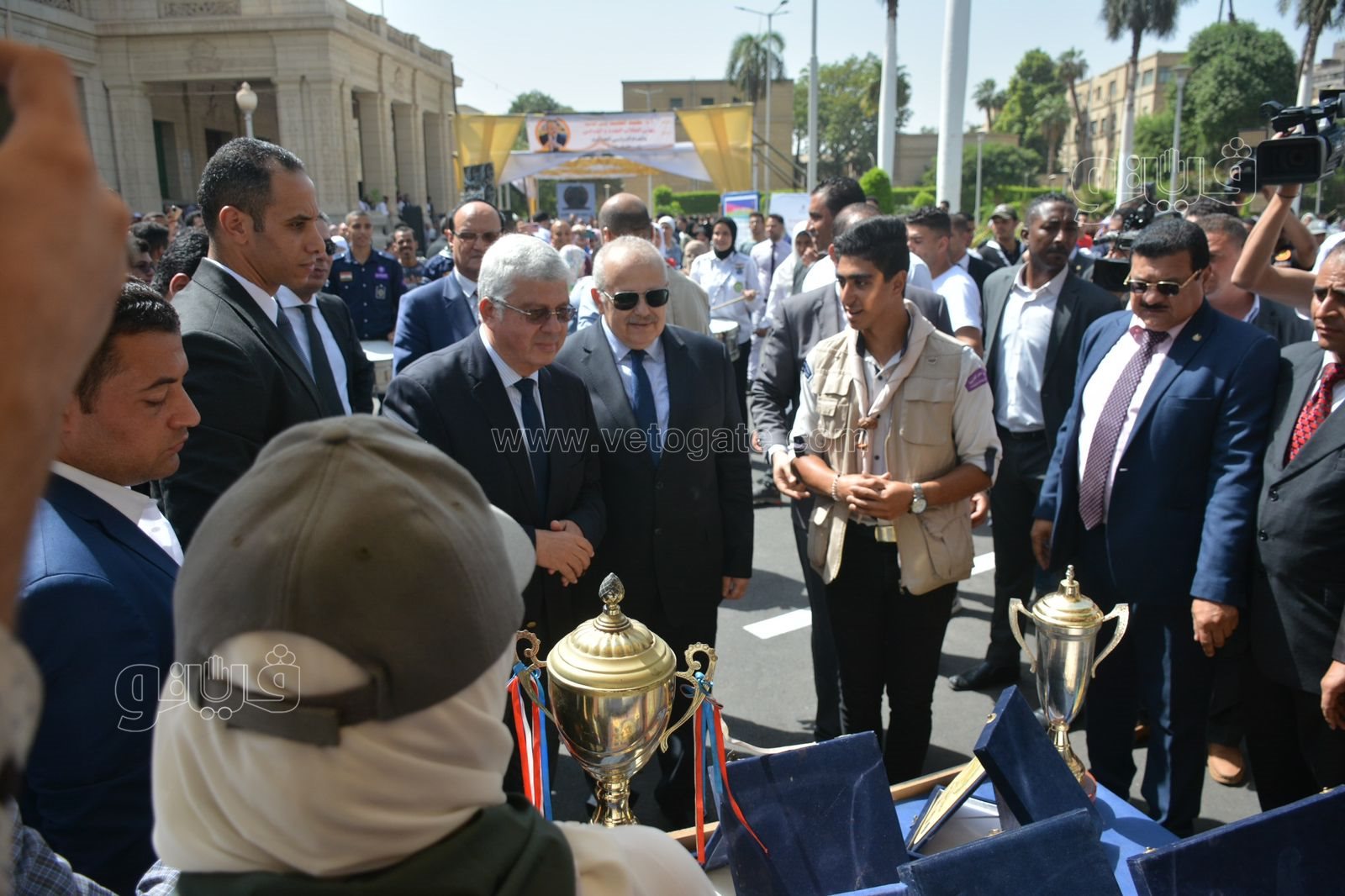 تفاصيل زيارة وزير التعليم العالي لجامعة القاهرة في أول أيام الدراسة  (2)
