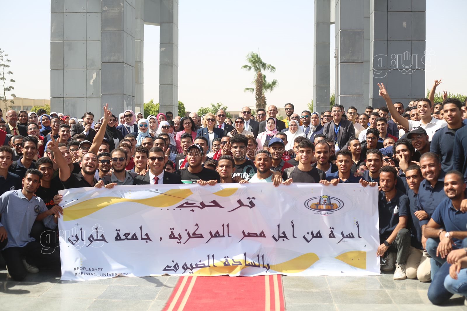 فرق الكشافة تستقبل الطلاب الجدد في أول يوم دراسي بجامعة عين شمس (9)