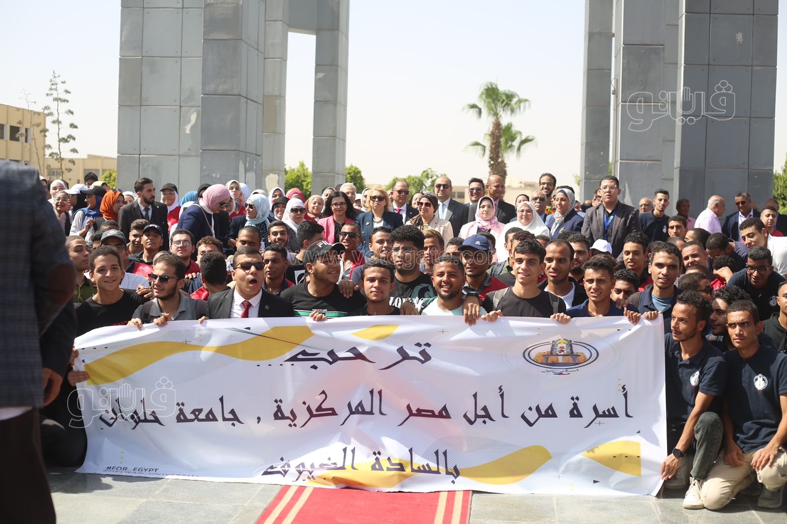 فرق الكشافة تستقبل الطلاب الجدد في أول يوم دراسي بجامعة عين شمس (13)