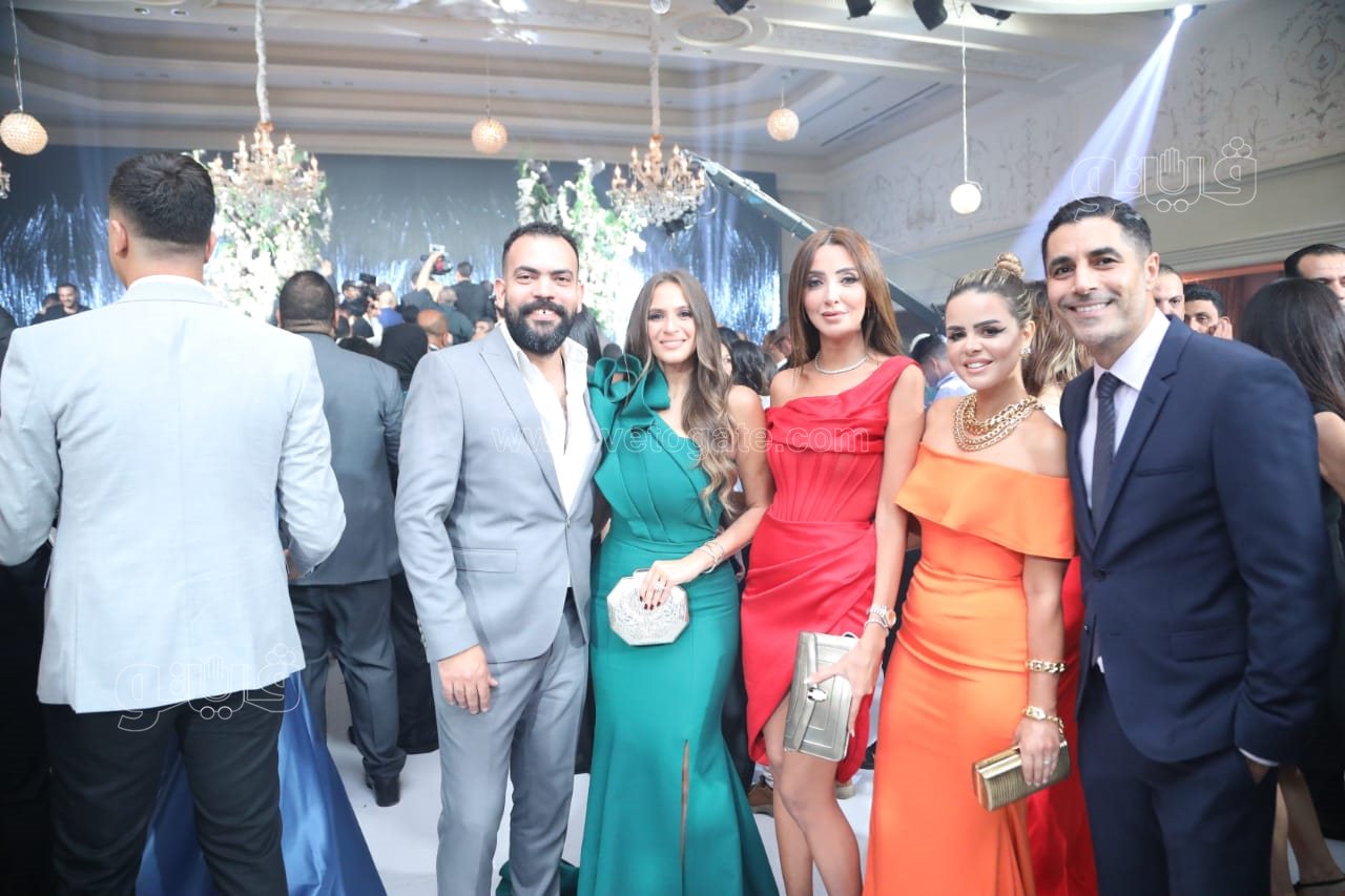 الكينج ونجوم الفن والإعلام يحتفلون بزفاف سالي عبد السلام ومؤمن الباز (14)