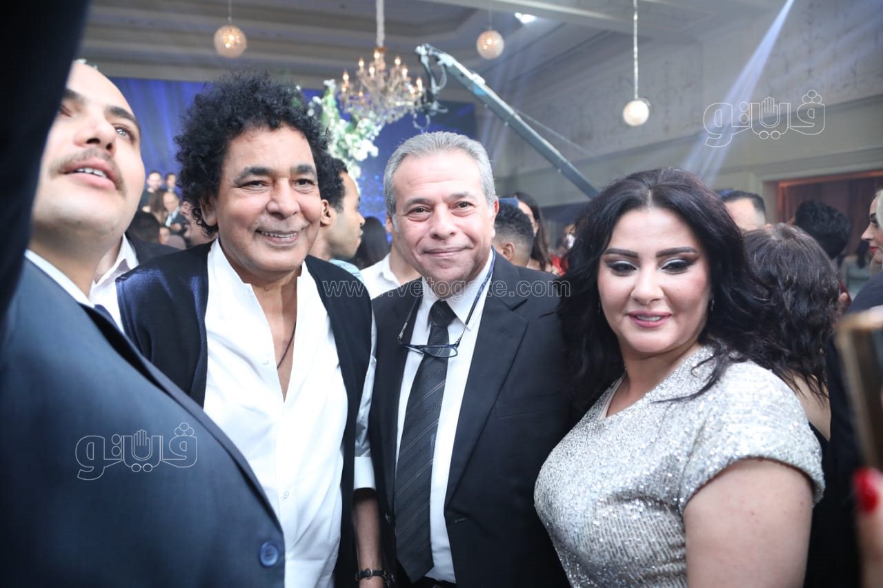 الكينج ونجوم الفن والإعلام يحتفلون بزفاف سالي عبد السلام ومؤمن الباز (21)