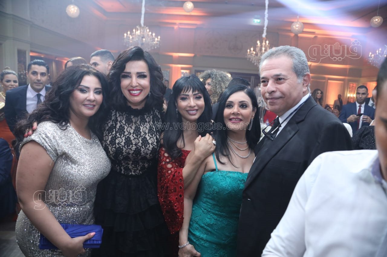 الكينج ونجوم الفن والإعلام يحتفلون بزفاف سالي عبد السلام ومؤمن الباز (25)