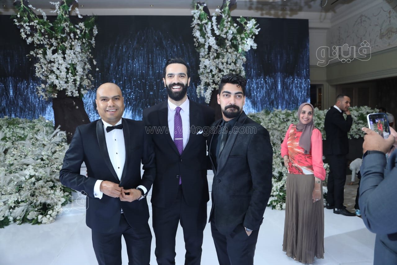 الكينج ونجوم الفن والإعلام يحتفلون بزفاف سالي عبد السلام ومؤمن الباز (43)