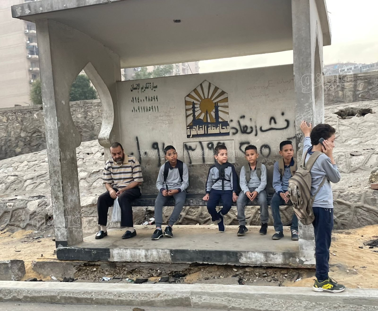 الميكروباص وسيلة نقل طلاب المدارس بالقاهرة والجيزة في أول أيام العام الدراسي (1)