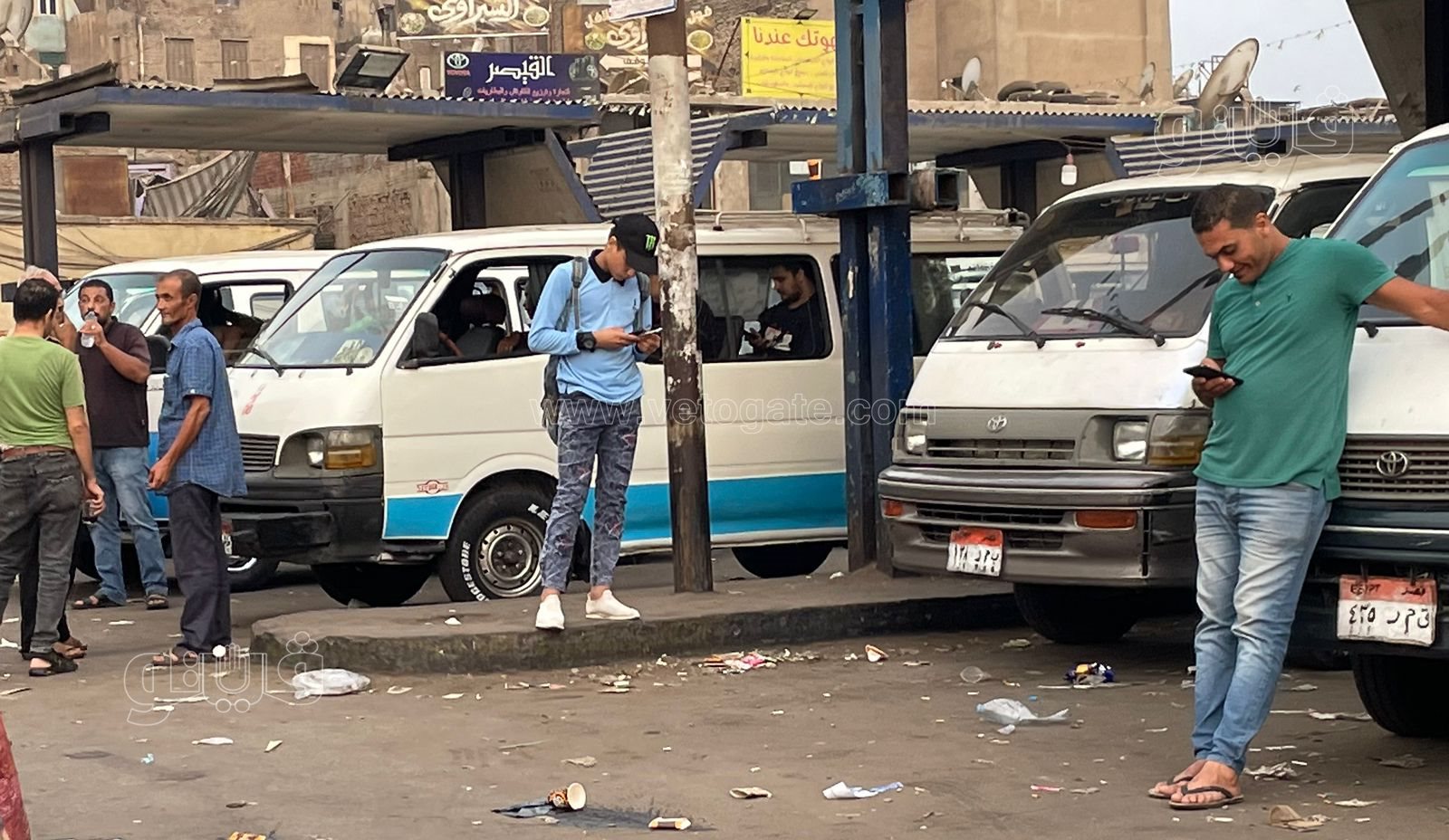 الميكروباص وسيلة نقل طلاب المدارس بالقاهرة والجيزة في أول أيام العام الدراسي (5)