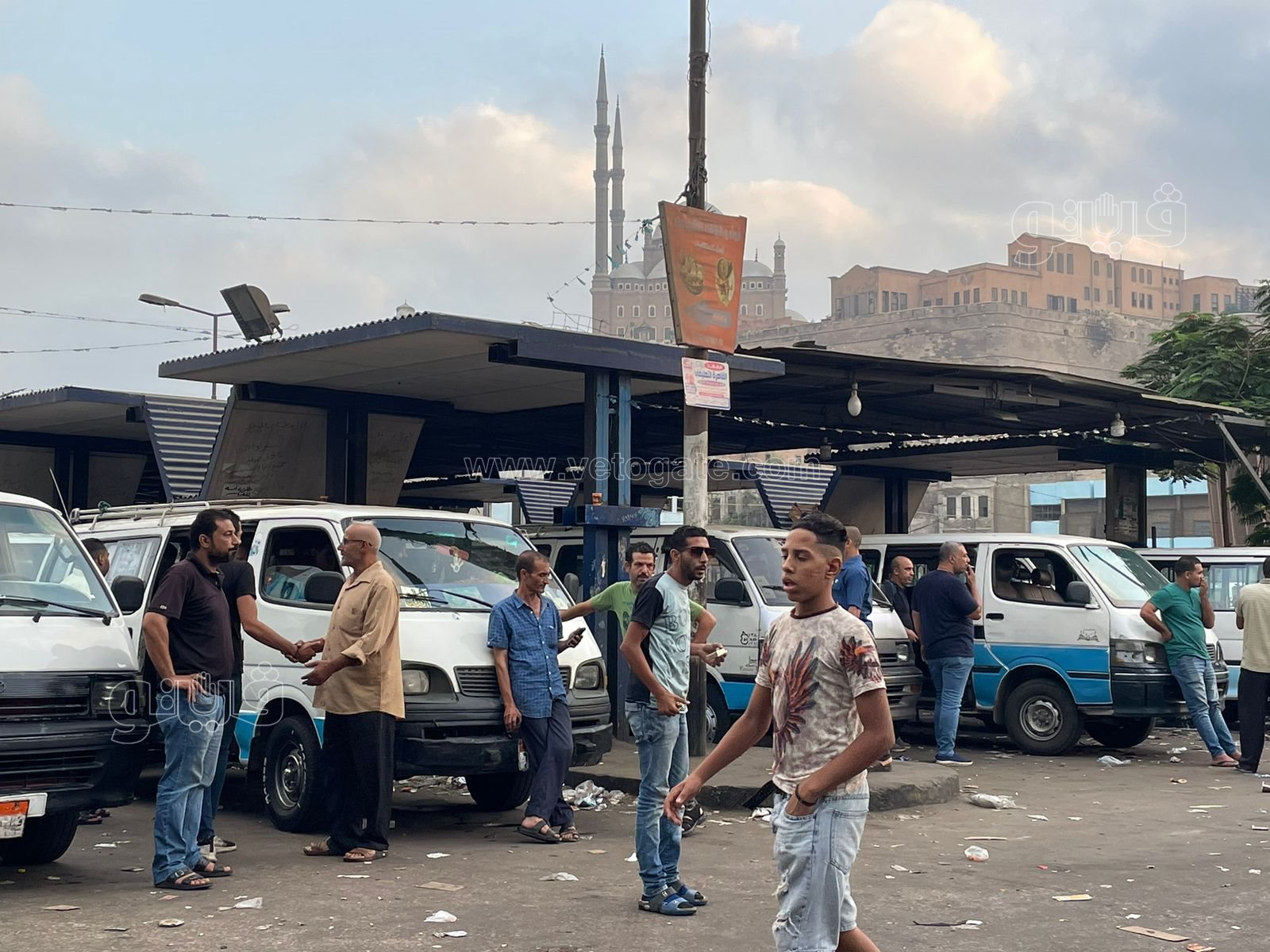 الميكروباص وسيلة نقل طلاب المدارس بالقاهرة والجيزة في أول أيام العام الدراسي (8)