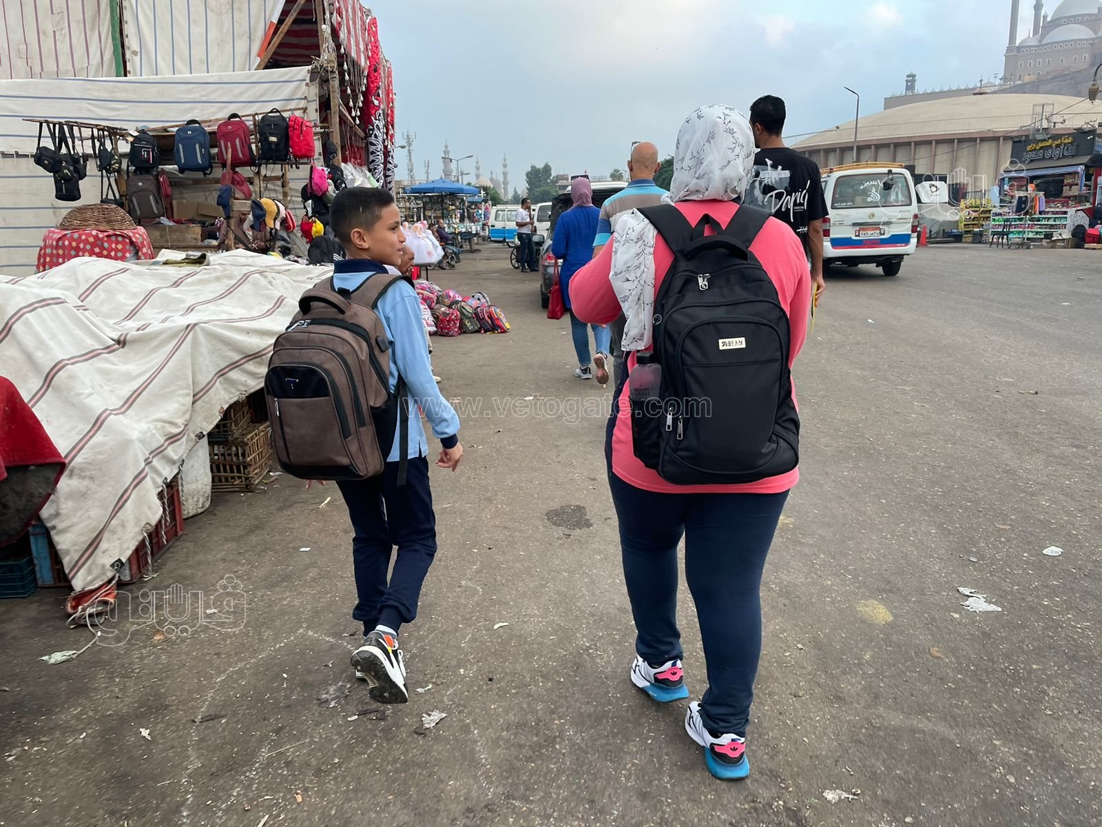 الميكروباص وسيلة نقل طلاب المدارس بالقاهرة والجيزة في أول أيام العام الدراسي (9)