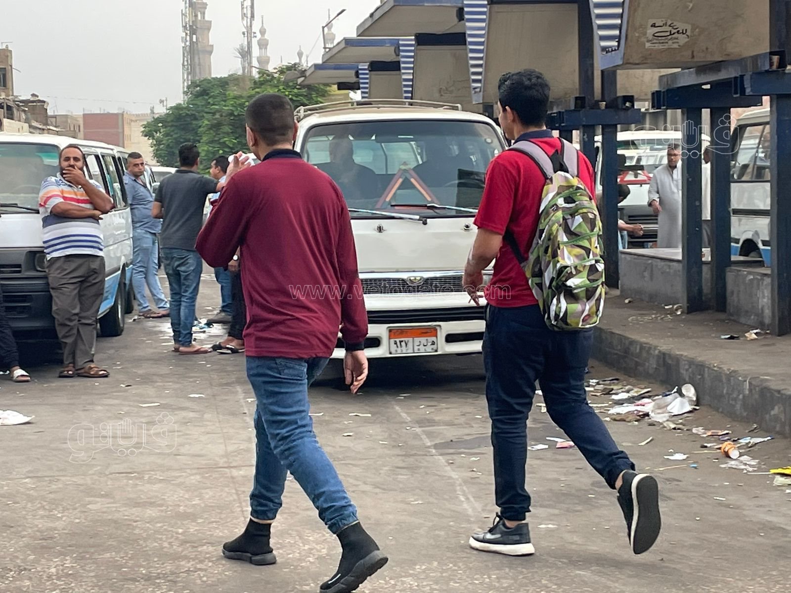 الميكروباص وسيلة نقل طلاب المدارس بالقاهرة والجيزة في أول أيام العام الدراسي (10)