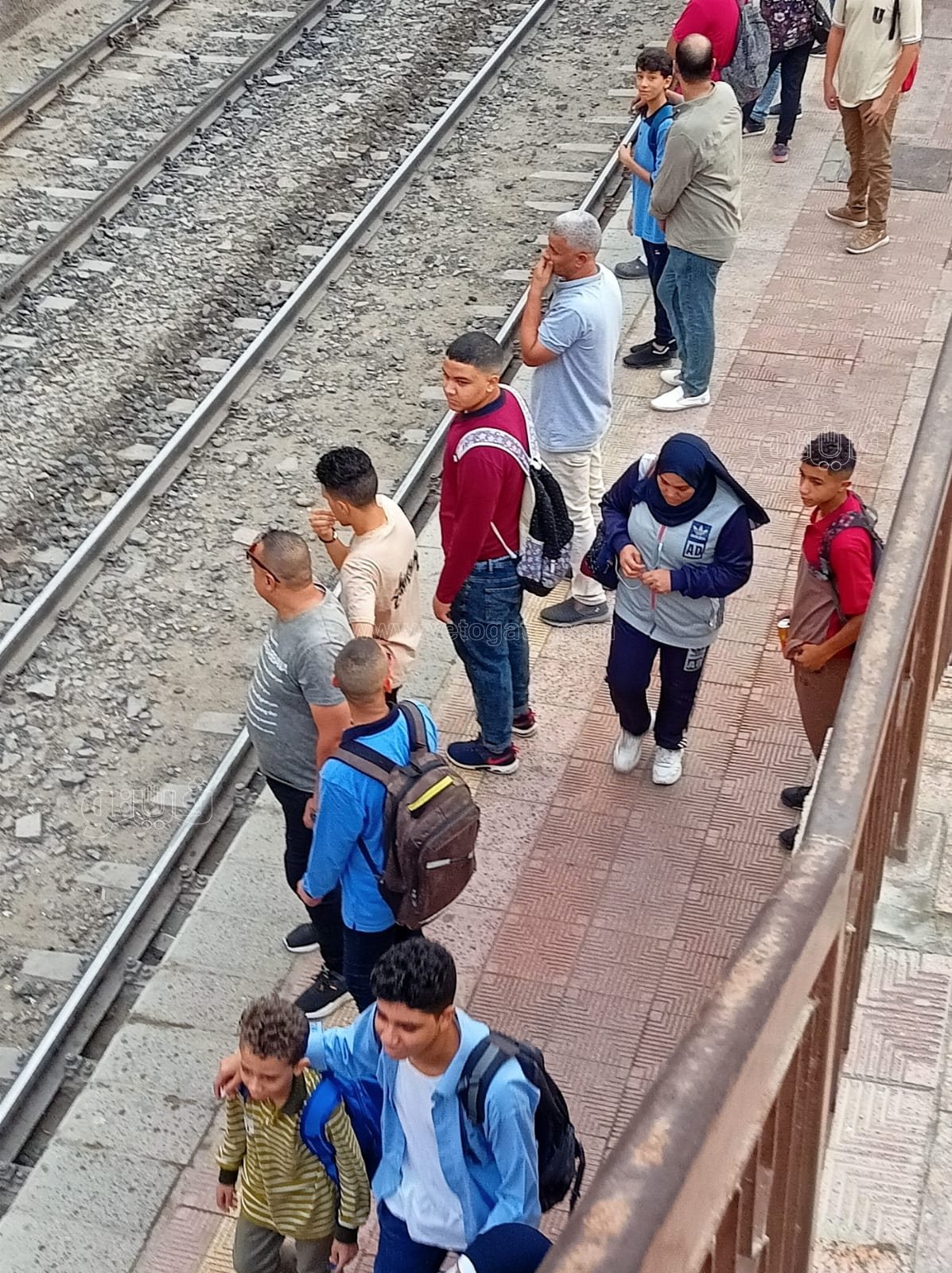  زحام في مترو الأنفاق (1)