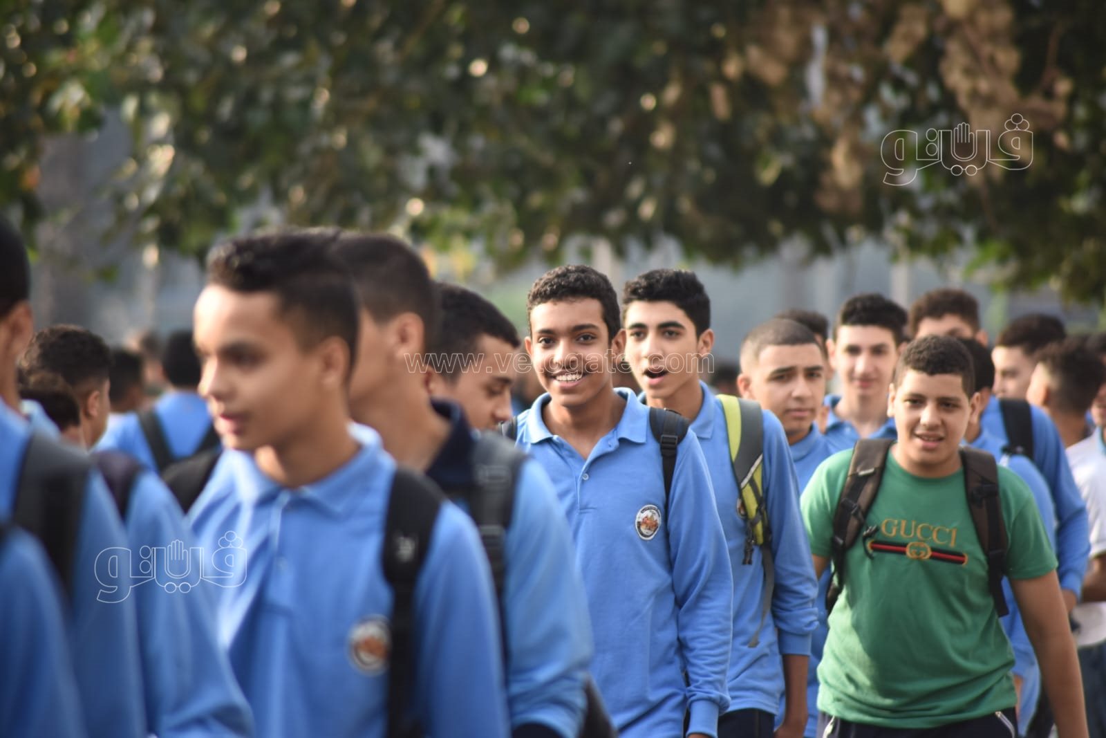 همة ونشاط.. طلاب مدرسية السعيدية يؤدون التمارين الرياضية بطابور الصباح (2)