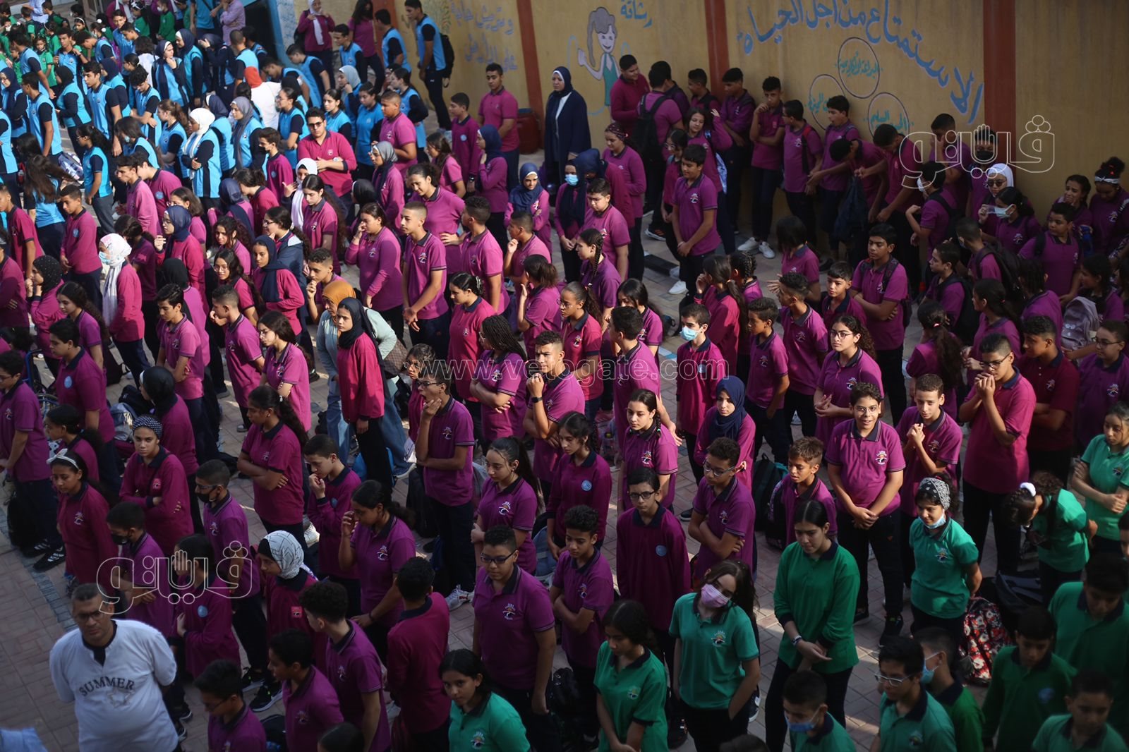 طابور الصباح في مدارس القاهرة (6)