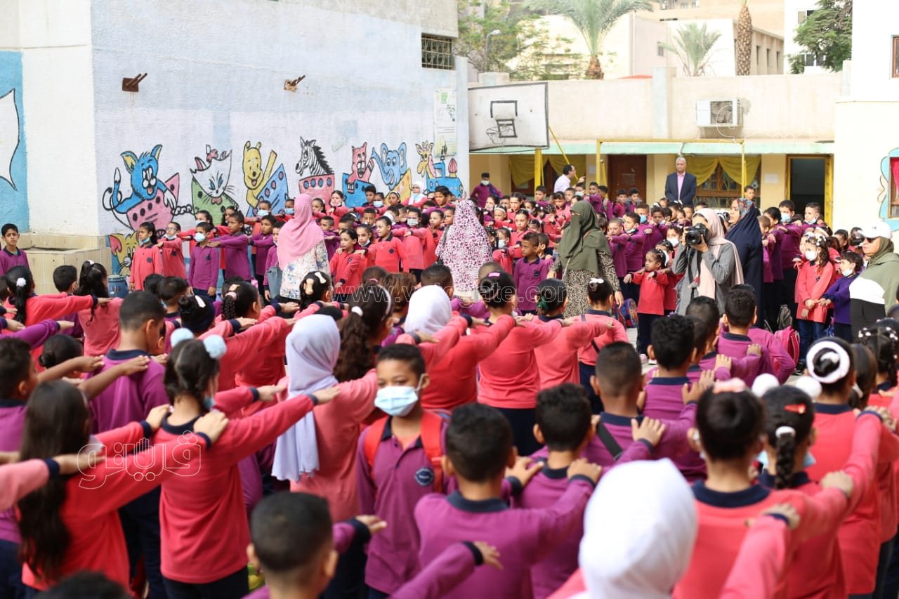 طابور الصباح في مدارس القاهرة (11)