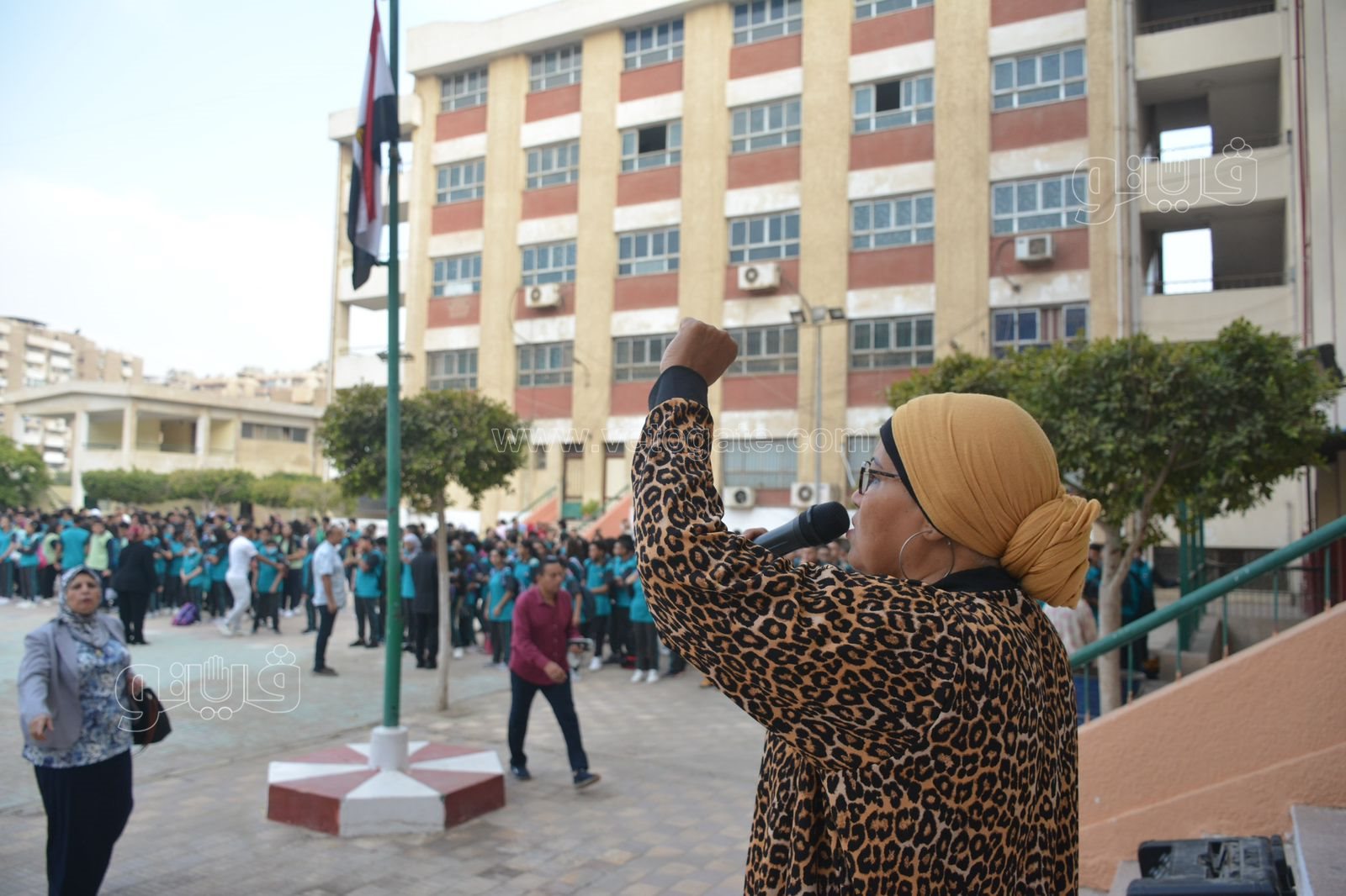 طابور الصباح في مدارس القاهرة (38)