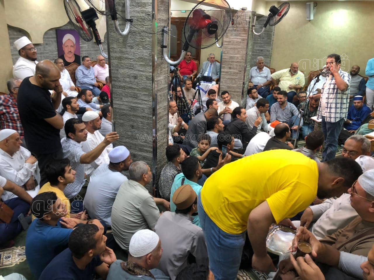 علماء أزهر ومبتهلون يحتفلون بذكرى المولد النبوي بساحة الشيخ سعيد عمران الدح (9)