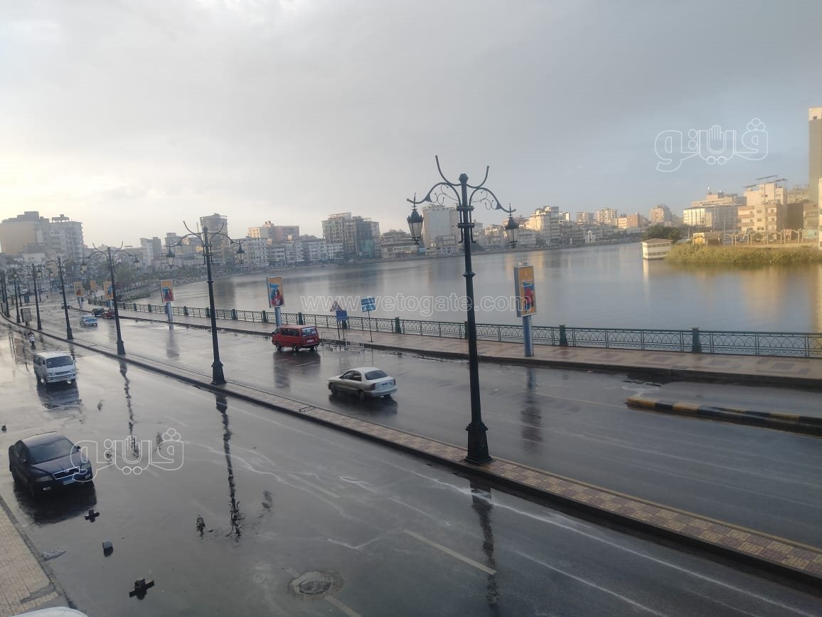 هطول أمطار غزيرة على مناطق متفرقة بدمياط (4)