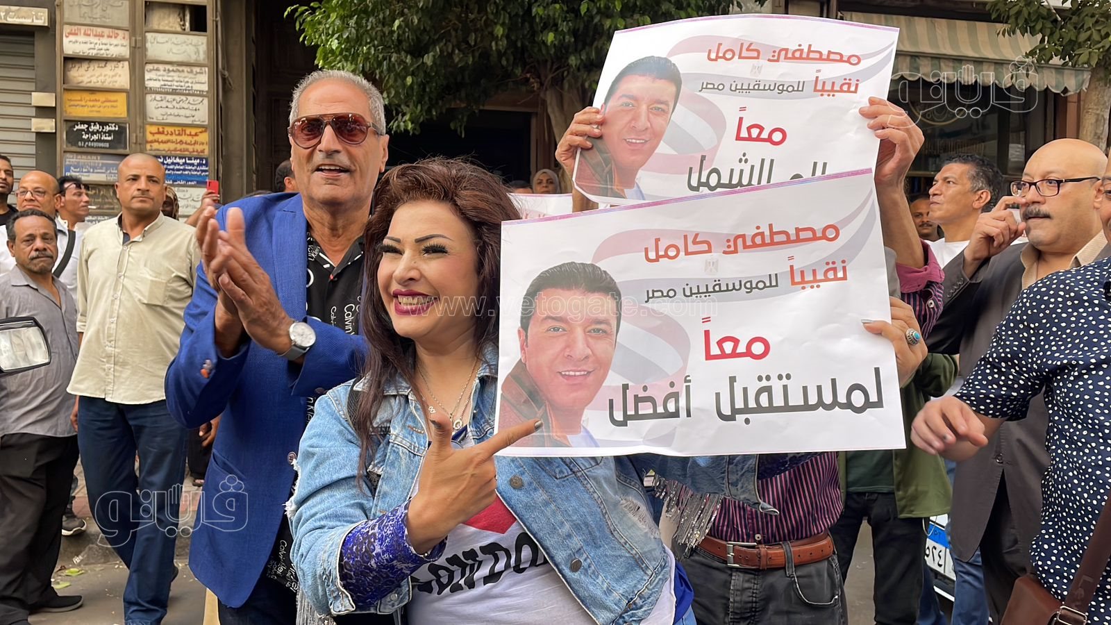 استقبال مصطفى كامل بنقابة الموسيقيين (4)