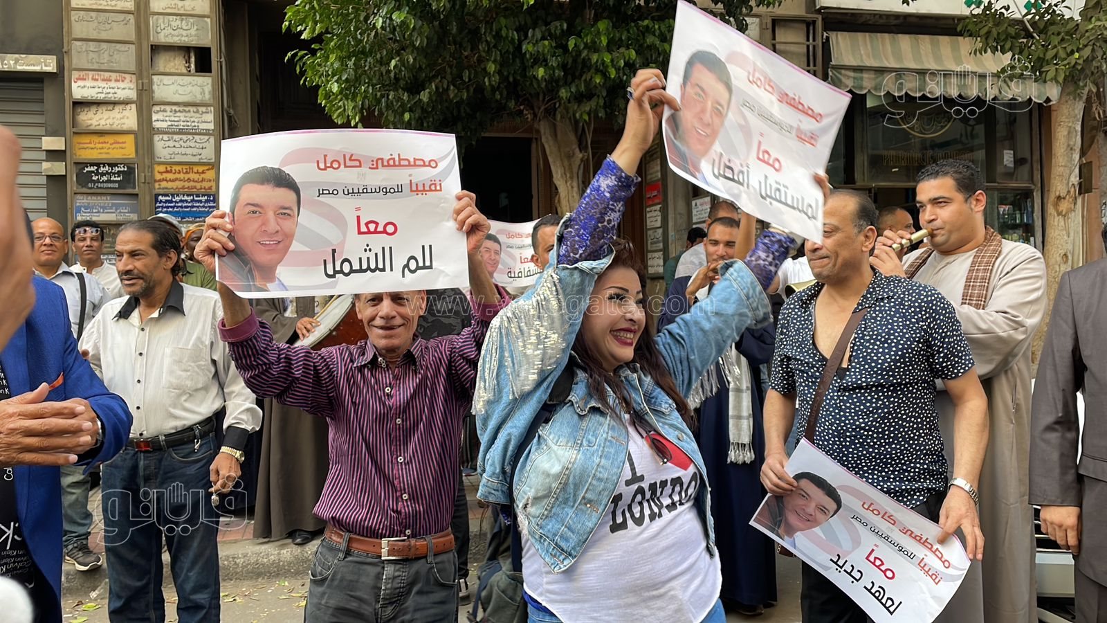 استقبال مصطفى كامل بنقابة الموسيقيين (5)