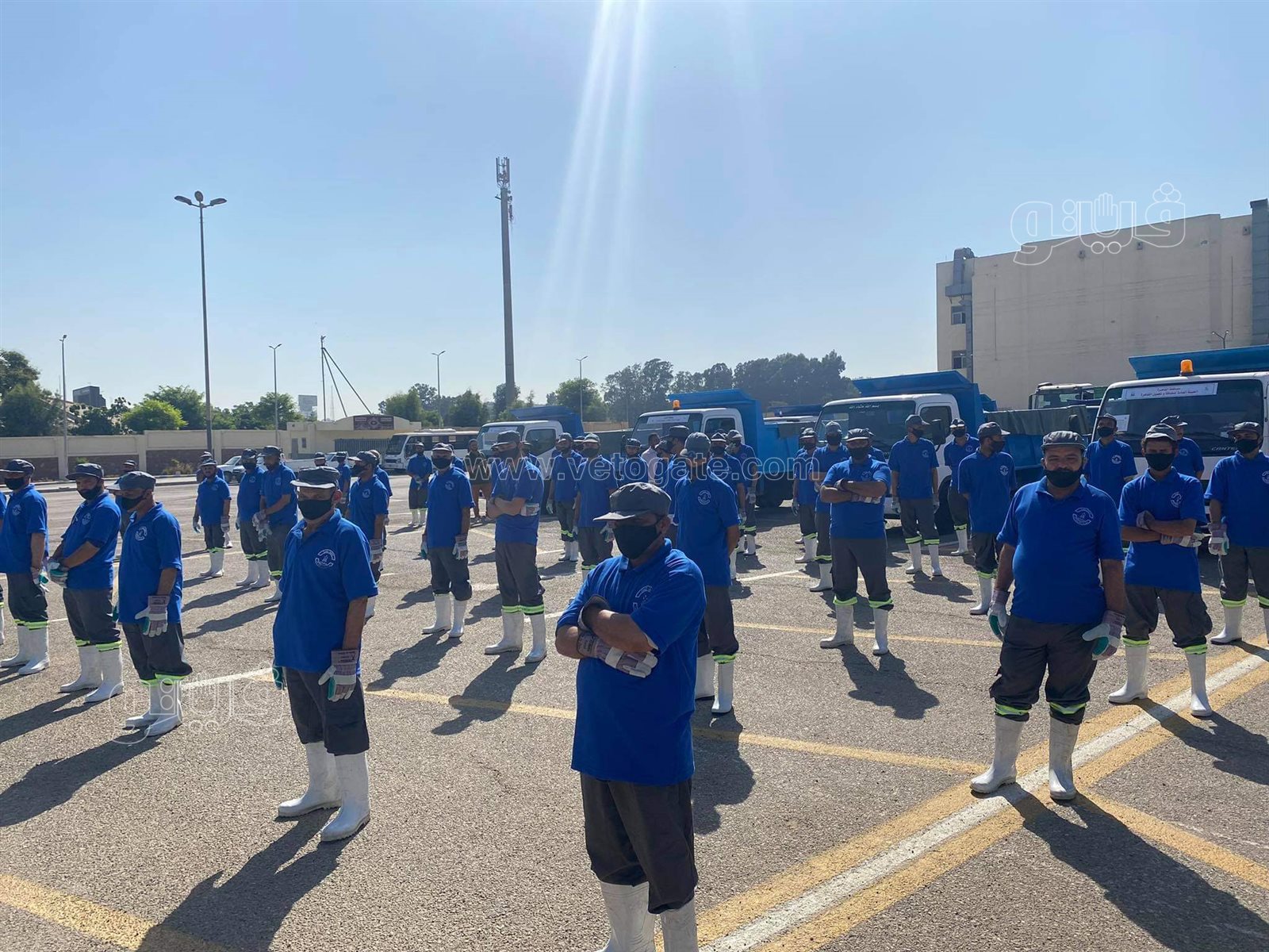 محافظة القاهرة تستعرض معدات النظافة الجديدة بالاستاد  (24)